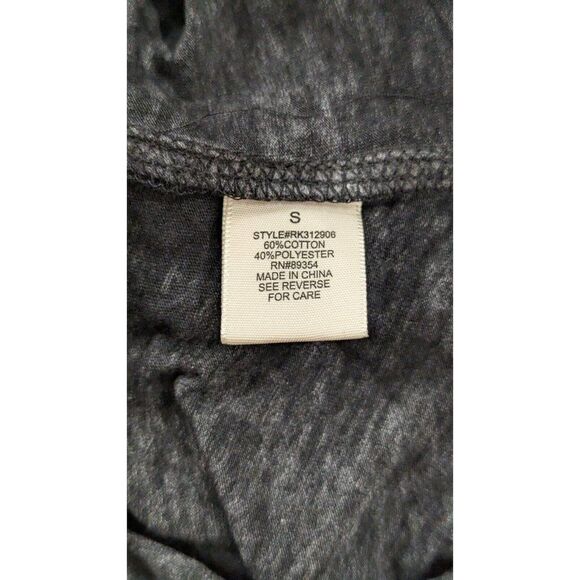 Ultra Flint Womens Size Small Black Long Sleeve V Neck Pullover T Shirt Stretch - Picture 7 of 8